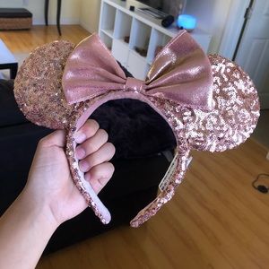 Rose gold Disney ears